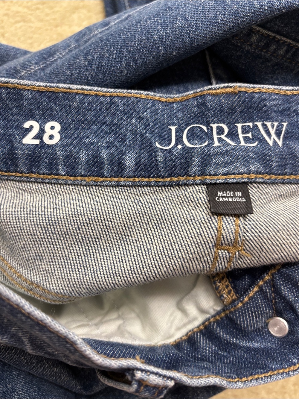 J. Crew High-Rise Slim Wide Jean in 1996 Semi-Stretch Size 28 - Picture 12 of 15